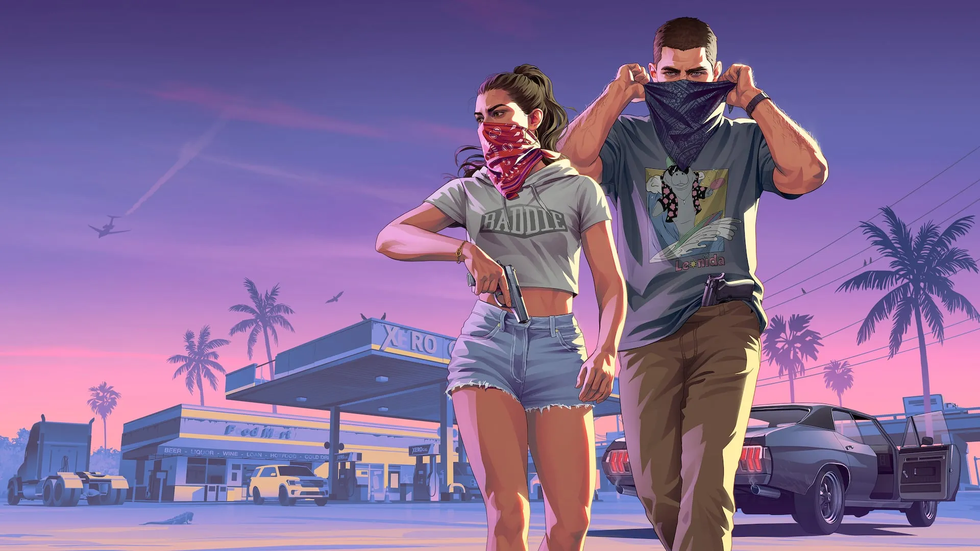 Официальный кадр GTA VI с Джейсоном и Люсией во время ограбления